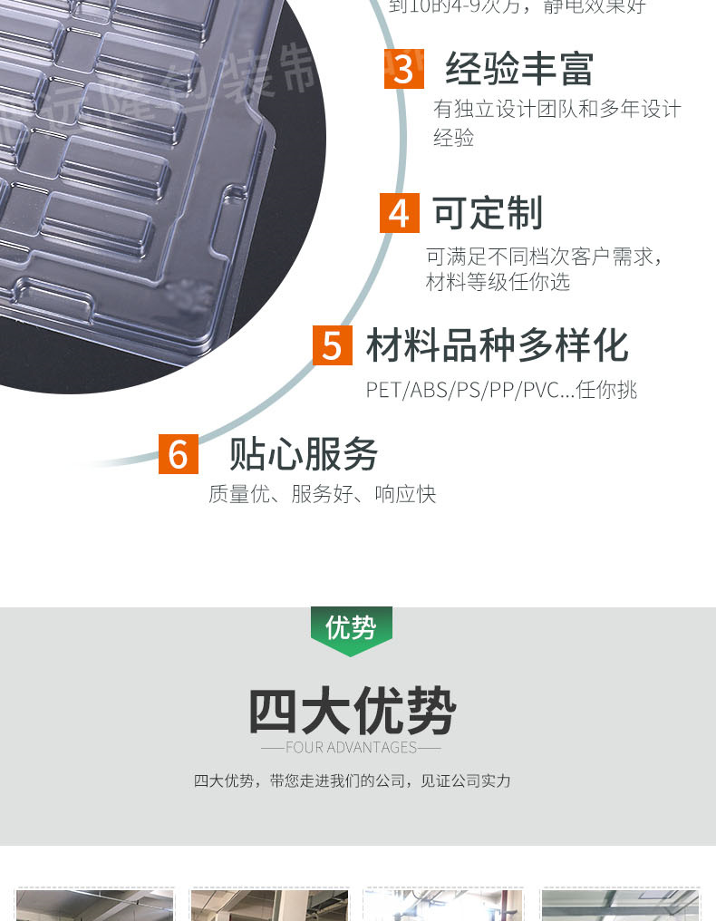 pet防靜電(diàn)電子産品(pǐn)吸塑(sù)托盤